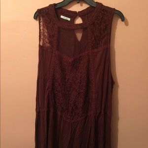 Maurices top with lace